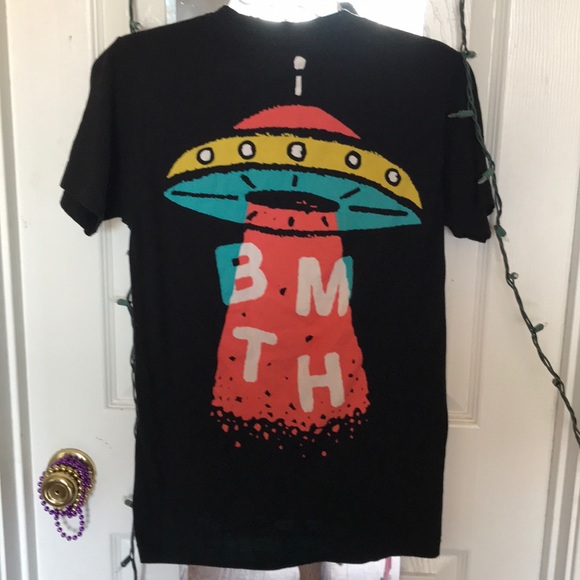 Black Bring Me The Horizon band t-shirt - Picture 2 of 2